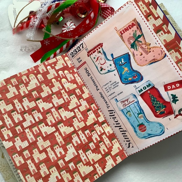 Christmas Junk Journal Plus Ephemera Pack about 70 pieces Vtg Little Golden Book - Picture 7 of 16